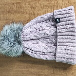 The North Face Pom Pom Cable Knit  Beanie Hat